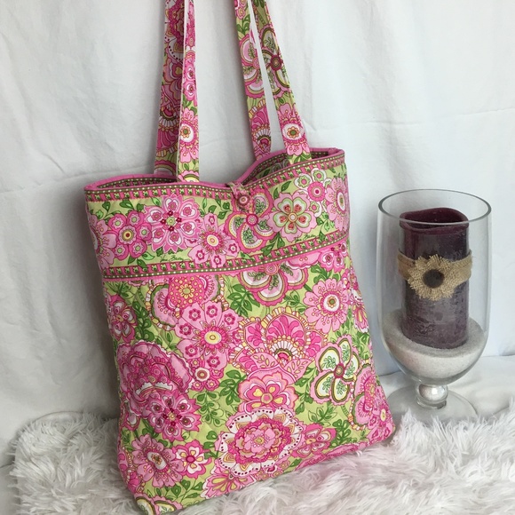Vera Bradley Bags Vera Bradley Pink Floral Quilted Shoulder Purse